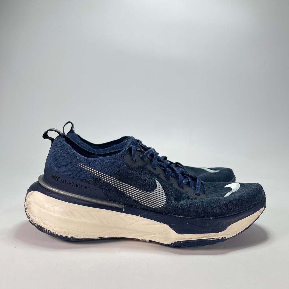 Nike Invincible Run 3 College Navy Blue ZoomX Running Shoes Men's Size 12.5